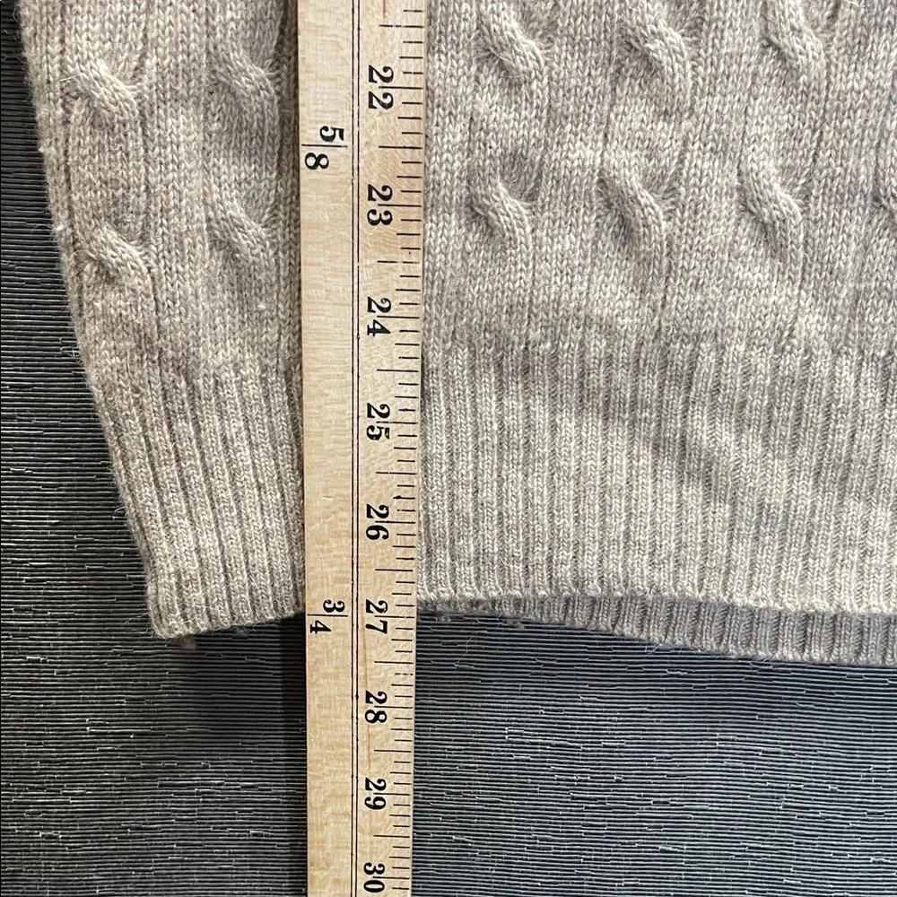 J. Crew Women's Beige Cable Knit Sweater